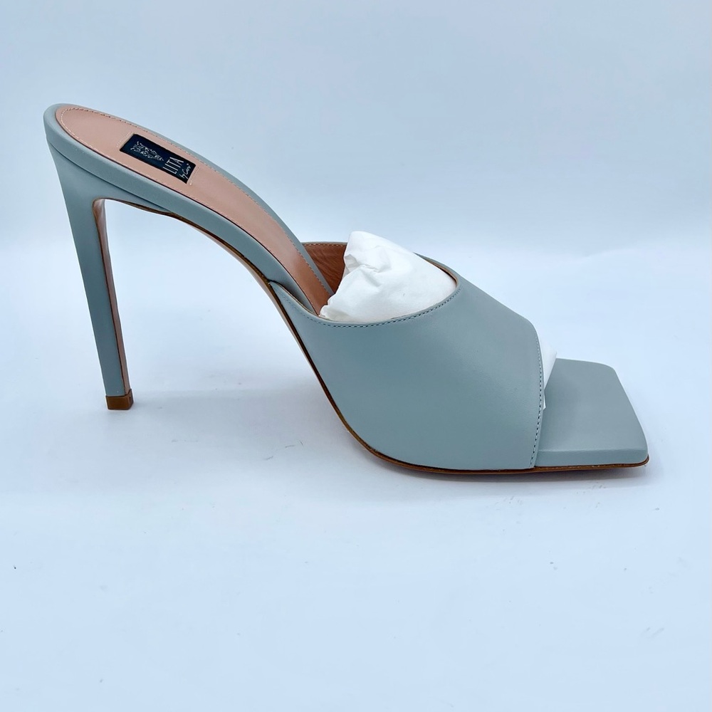 BNWB Lit By Ciara Italian Leather Silver Size EU 40